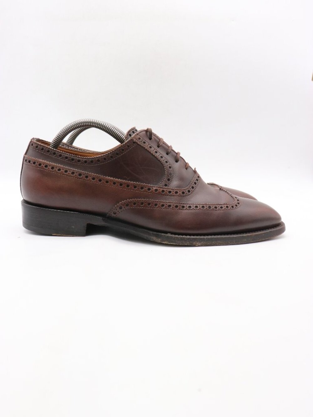 Suitsupply Oxford Wingtip Men's Size 9 Brown Leather Derby Dress Shoes Lace Up